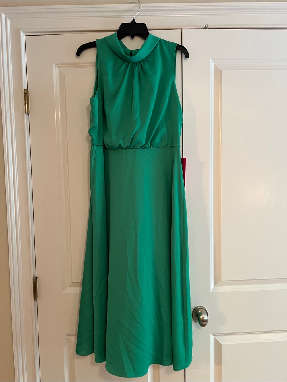 Karl Lagerfeld Green Sleeveless Midi Dress